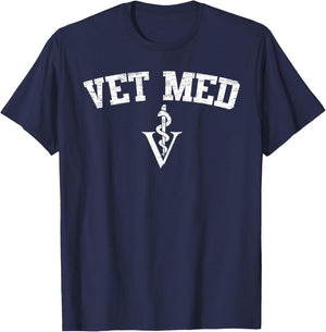 Vet Med Veterinarian Veterinary Medicine T-Shirt - T-Shirt | Navy