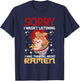 Japanese Noodles Ramen Axolotl T-Shirt - T-Shirt | Navy