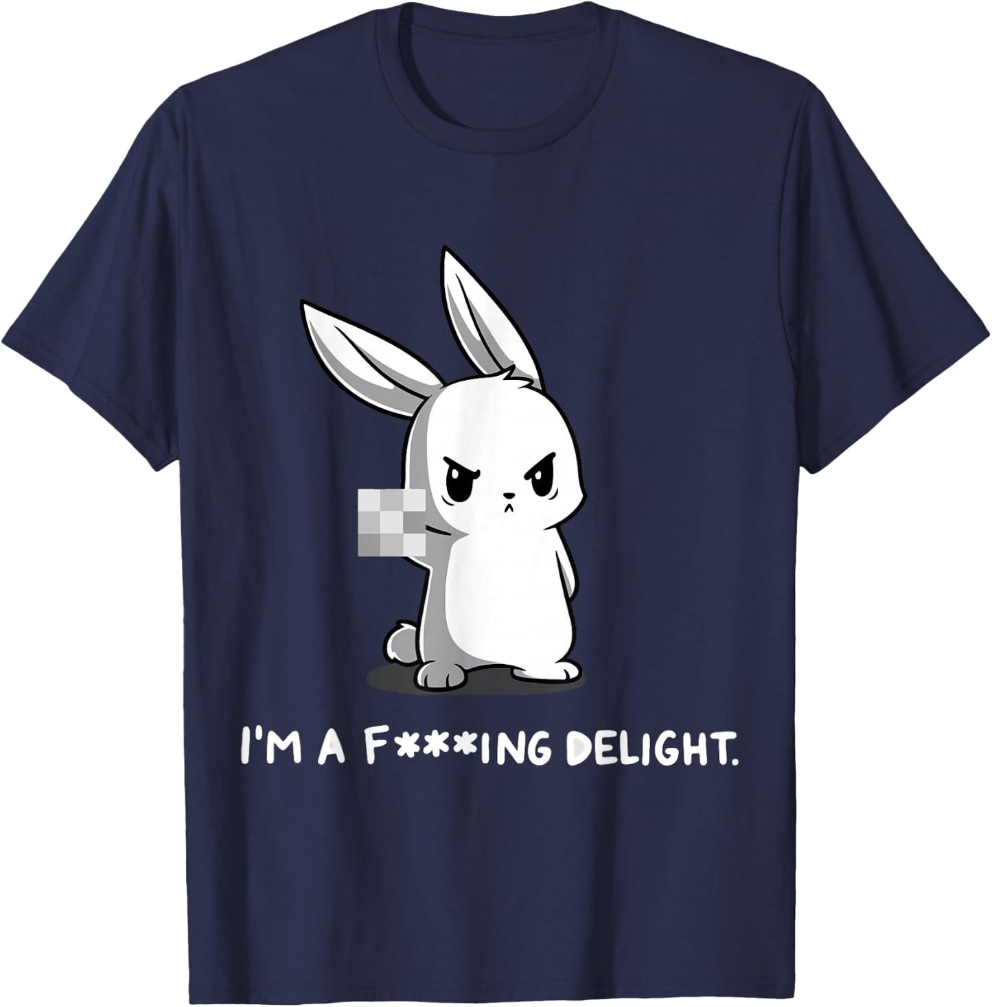 I'M A FING DELIGHT Art Vintage T-Shirt - T-Shirt | Navy