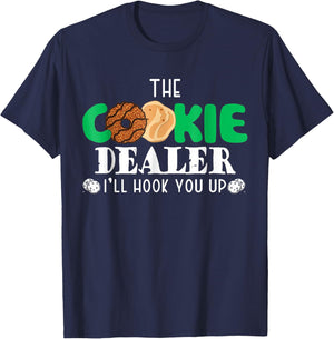 Cookie Dealer Family Matching Birthday Apparel Black Girls' Birthday T-Shirt - T-Shirt | Navy