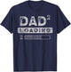 Expectant Dad, Dad-to-be, Future Dad, 2nd child T-Shirt - T-Shirt | Navy