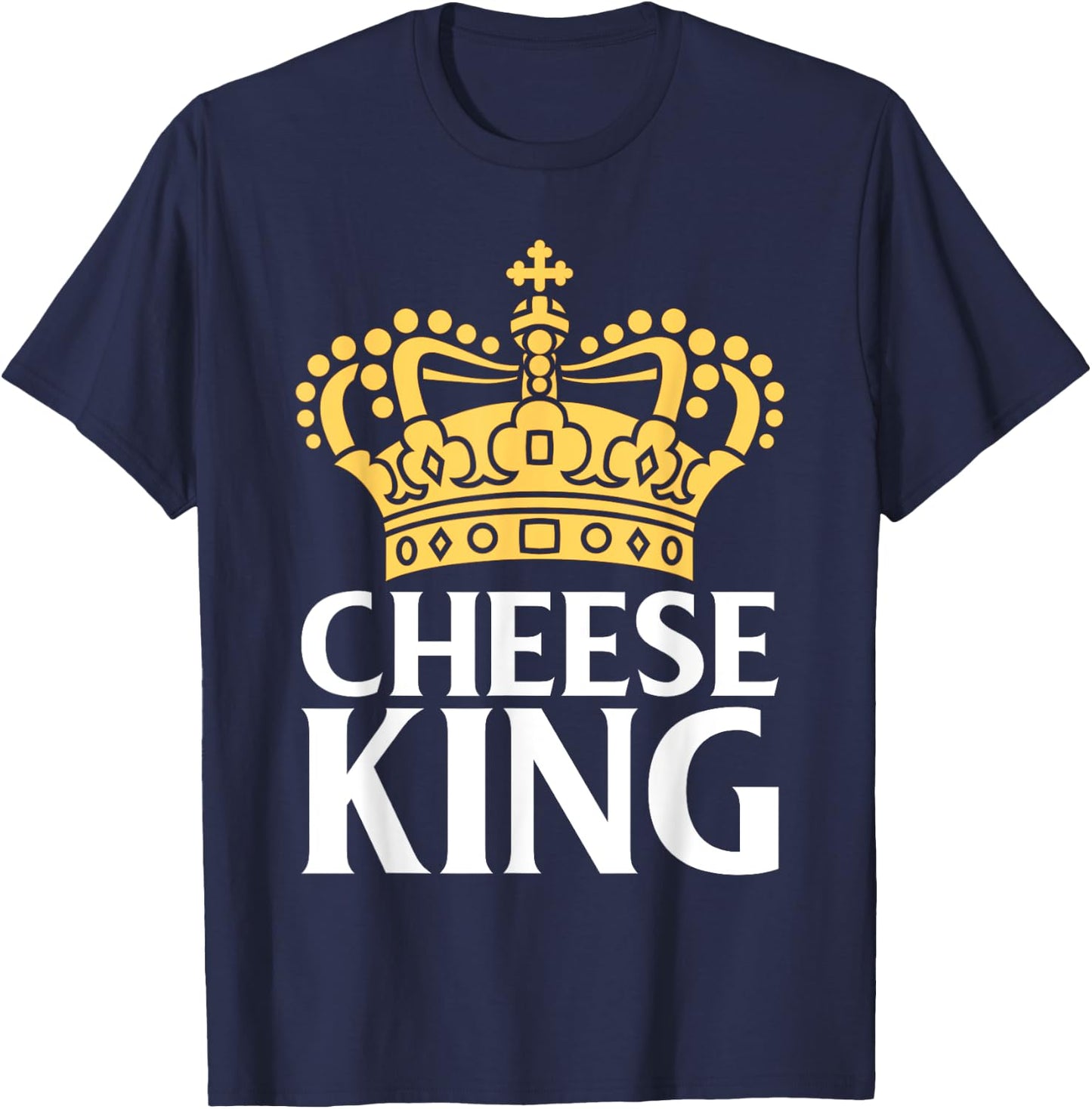 Cheese King Snack Cheese T-Shirt - T-Shirt | Navy