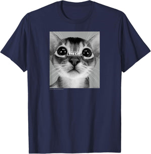 Artlist Collection THE CAT Abyssinian Men Women T-Shirt - T-Shirt | Navy