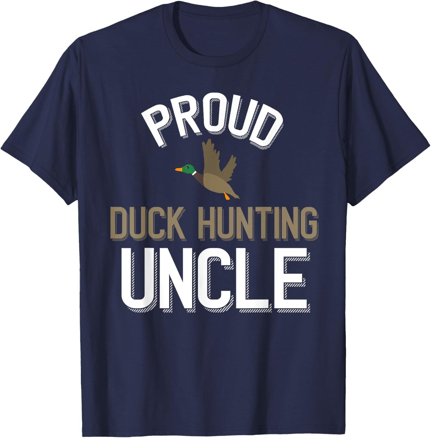 Proud Duck Hunting Uncle T-Shirt - T-Shirt | Navy