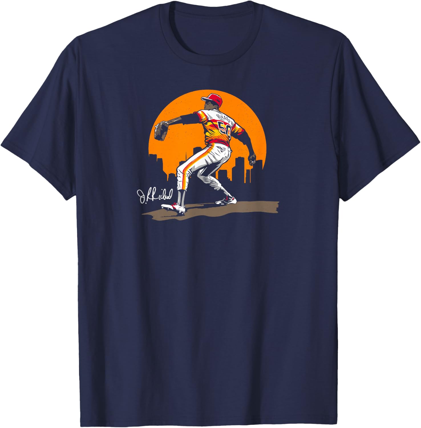 Off. Licensed J.R. Richard - The Legend Of J.R. Richard T-Shirt - T-Shirt | Navy