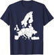 Europe map T-Shirt - T-Shirt | Navy