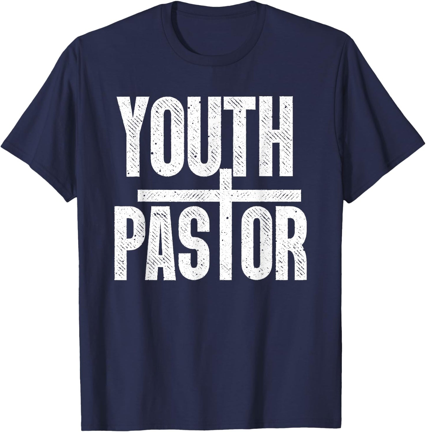 Funny Youth Pastor Art Women Christian Pastor T-Shirt - T-Shirt | Navy