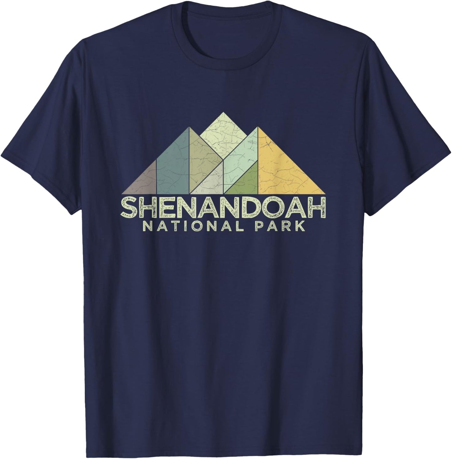 Vintage Shenandoah National Park Retro T-Shirt - T-Shirt | Navy