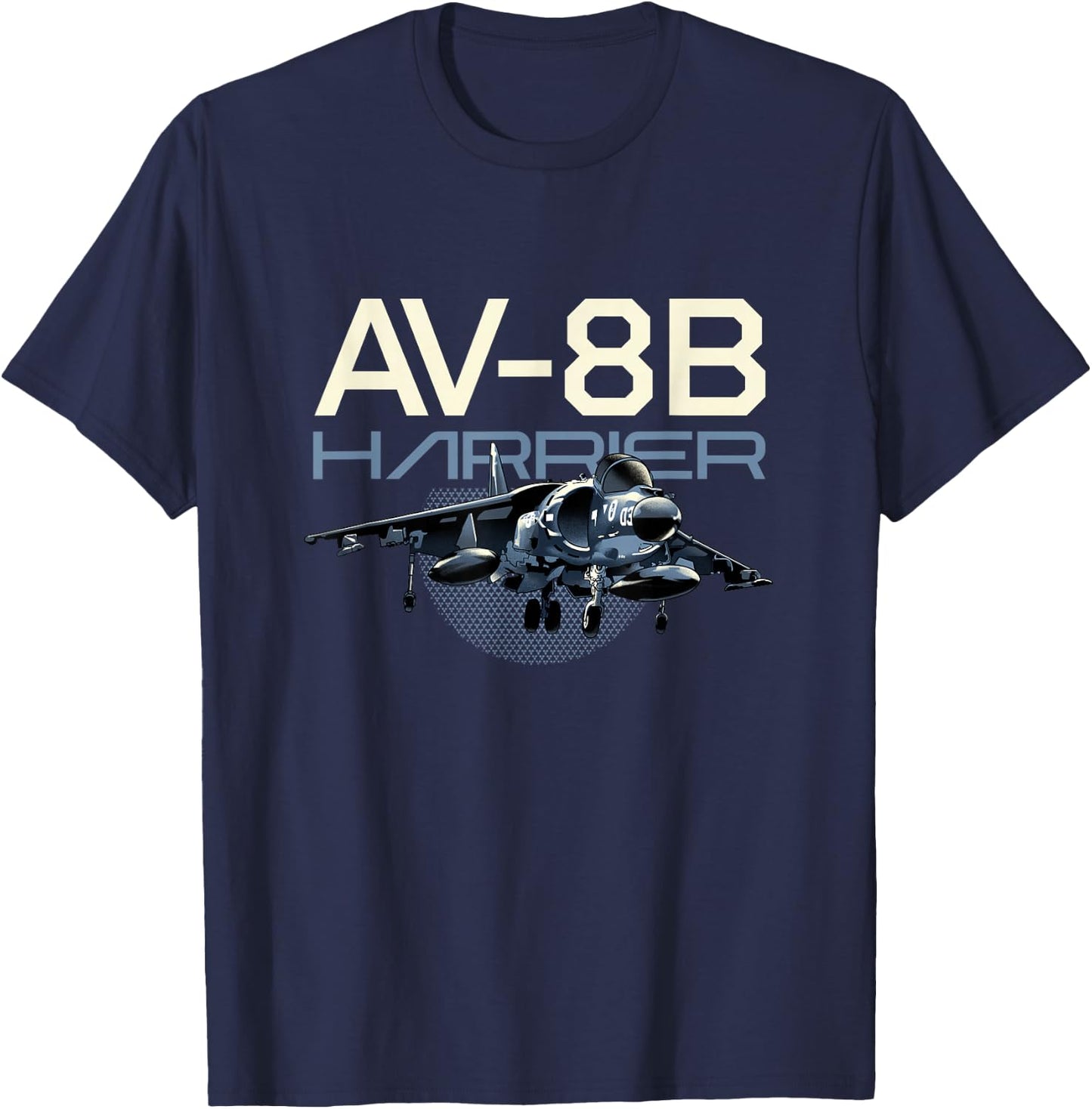 Harrier Jump Jet Military Fighter Aircraft T-Shirt - T-Shirt | Navy