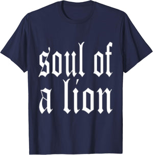 Soul Of a Lion T-Shirt - T-Shirt | Navy