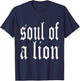 Soul Of a Lion T-Shirt - T-Shirt | Navy