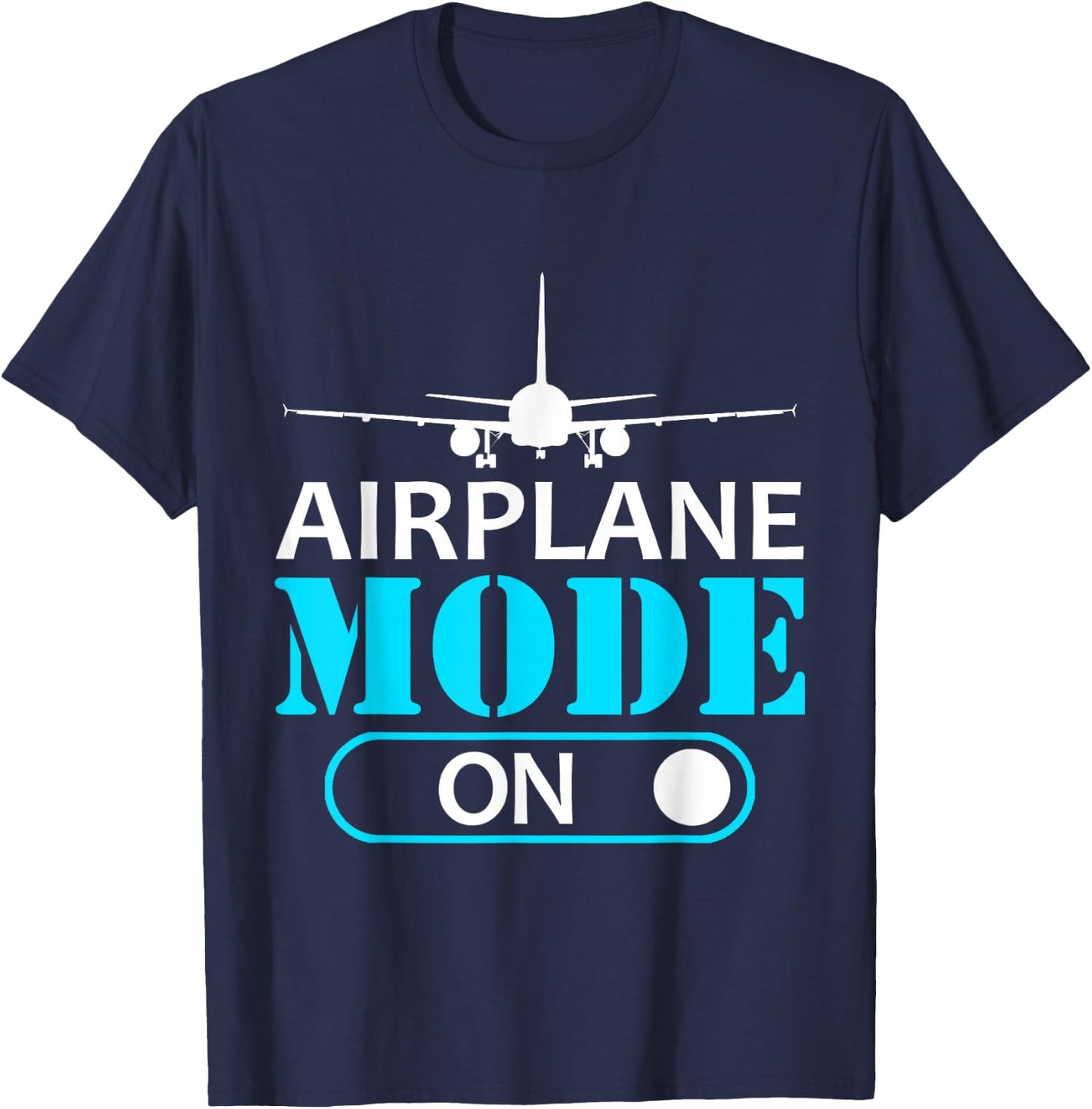 Aircraft Mode One Aviator Aeroplane Pilot T-Shirt - T-Shirt | Navy