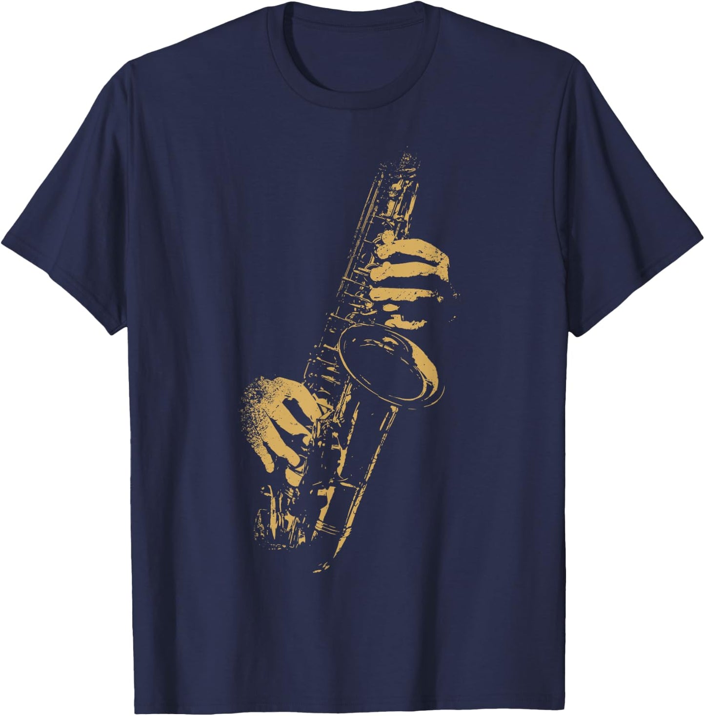Saxophone for Saxophonist Player Musician T-Shirt - T-Shirt | Navy