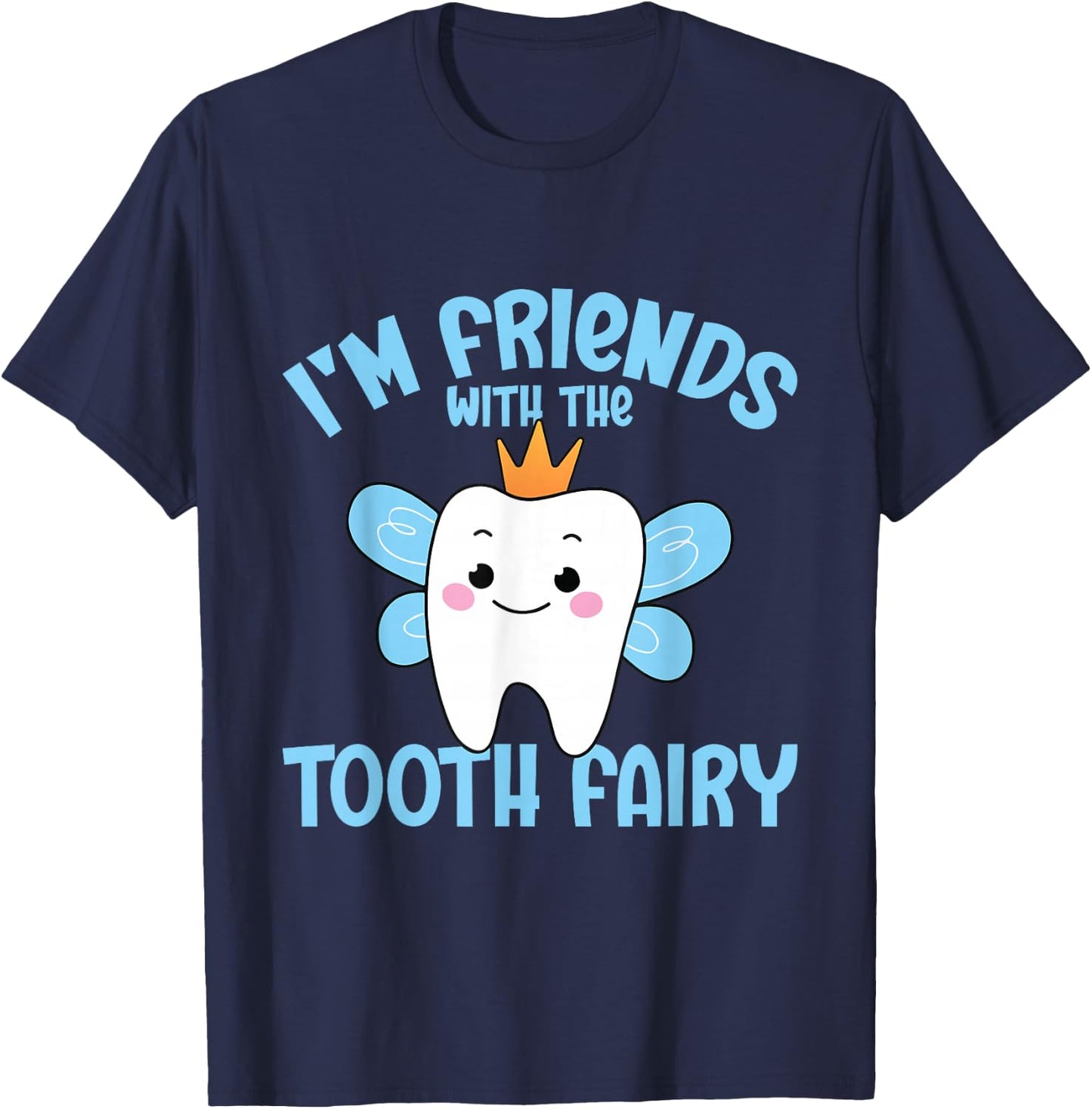 Tooth Pediatric Dentist Dental Assistant Hygienist Fairy T-Shirt - T-Shirt | Navy