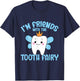Tooth Pediatric Dentist Dental Assistant Hygienist Fairy T-Shirt - T-Shirt | Navy