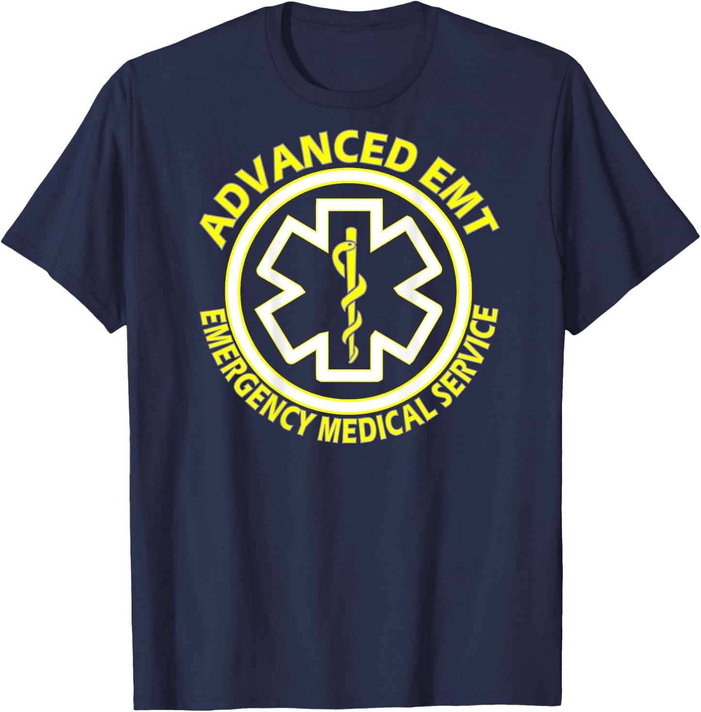 Advanced emergency medical technicians (AEMT) Kit Back Print T-Shirt - T-Shirt | Navy