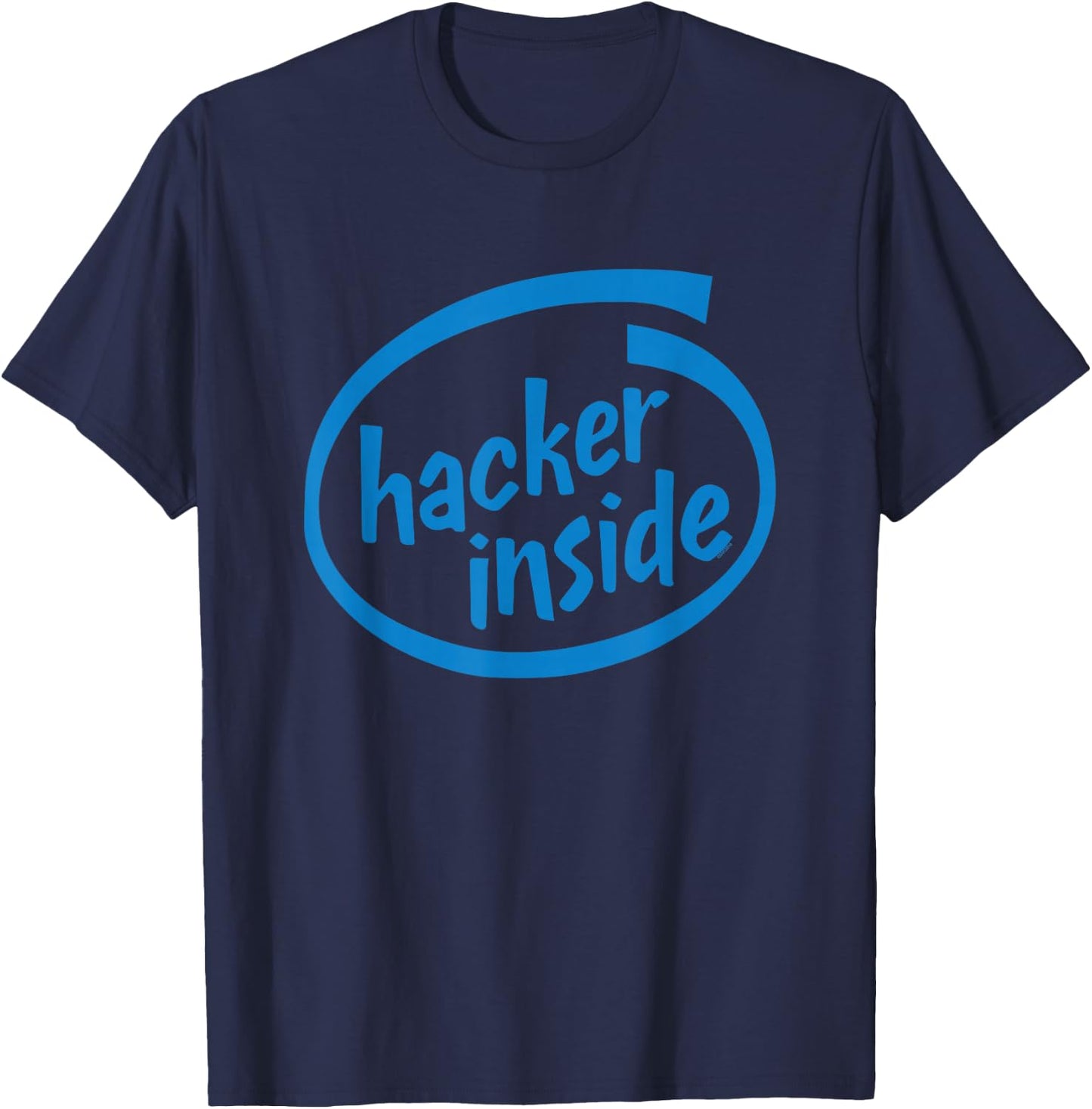 Hacker Inside Funny Computer T-Shirt - T-Shirt | Navy