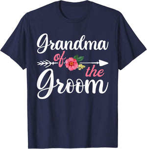 Grandma Of The Groom Shirts , Bachelor Party Mama T-Shirt - T-Shirt | Navy