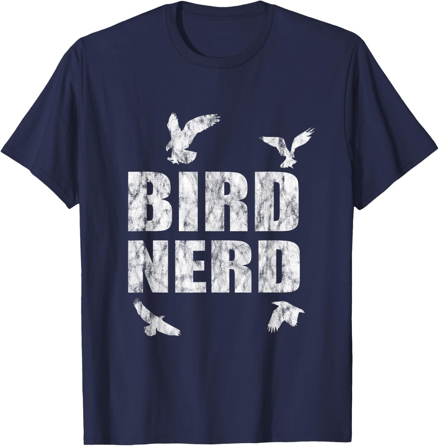 Bird Nerd Ornithologist Birdman Gift T-Shirt - T-Shirt | Navy