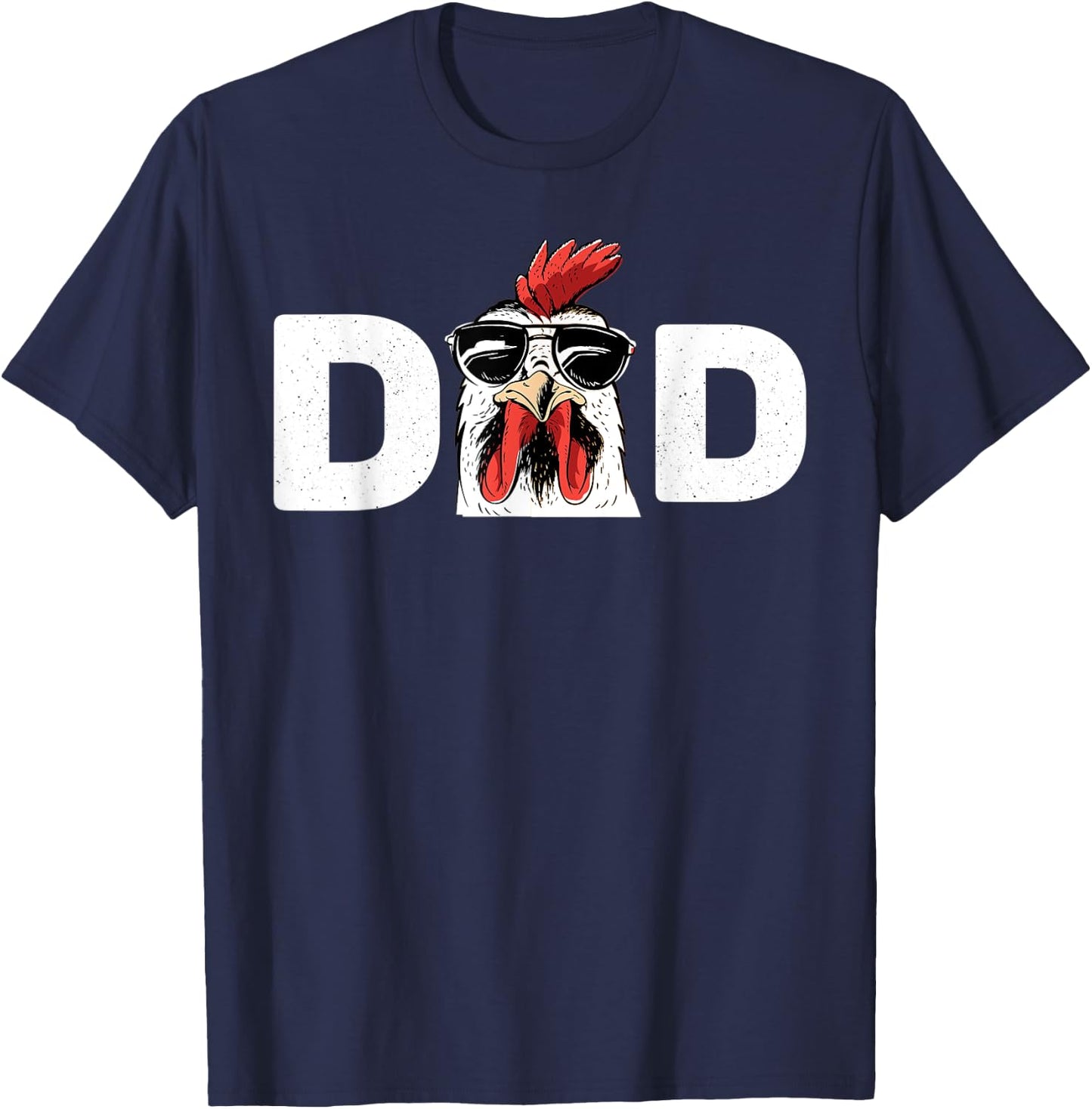 Chicken Daddy Chicken Dad Farmer Poultry Farmer T-Shirt - T-Shirt | Navy