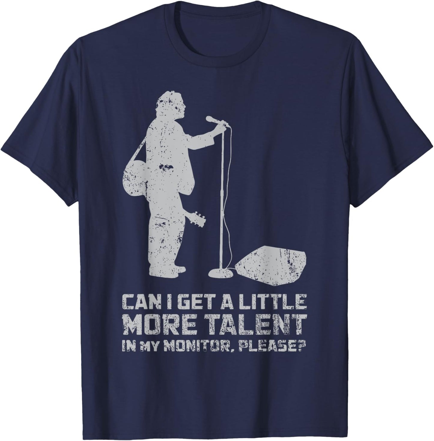 Audio/Sound Engineer/Mixer - More Talent In Monitor T-Shirt - T-Shirt | Navy