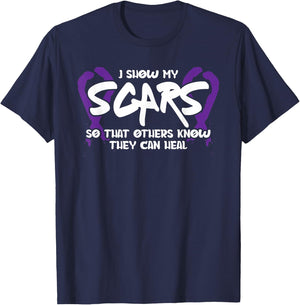Domestic Violence Awareness Quote For Survivor T-Shirt - T-Shirt | Navy