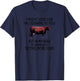 I Might Look Like I'm Listening Funny Cow Cattle Ranching T-Shirt - T-Shirt | Navy