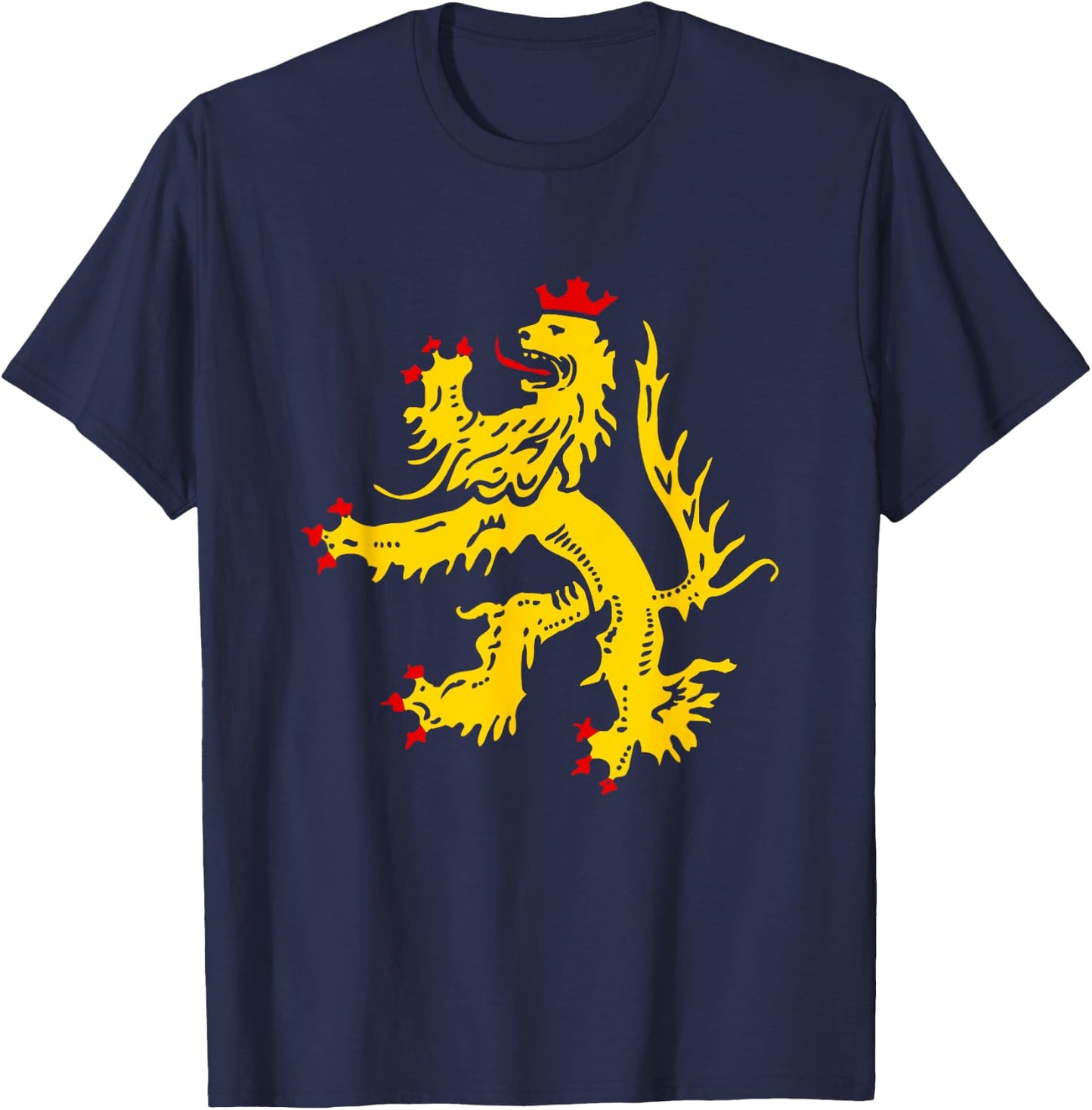 Golden Lion of Bavaria Bavarian Coat of Arms Insignia T-Shirt - T-Shirt | Navy