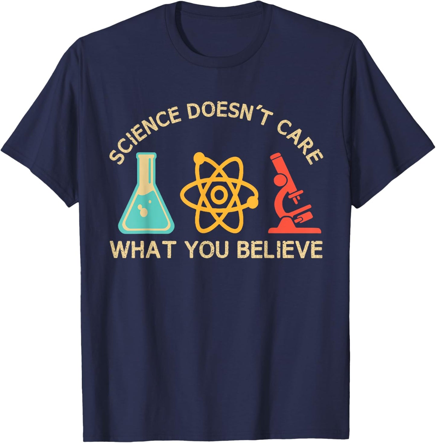 Funny Science Design Women Science Physic Chemistry T-Shirt - T-Shirt | Navy