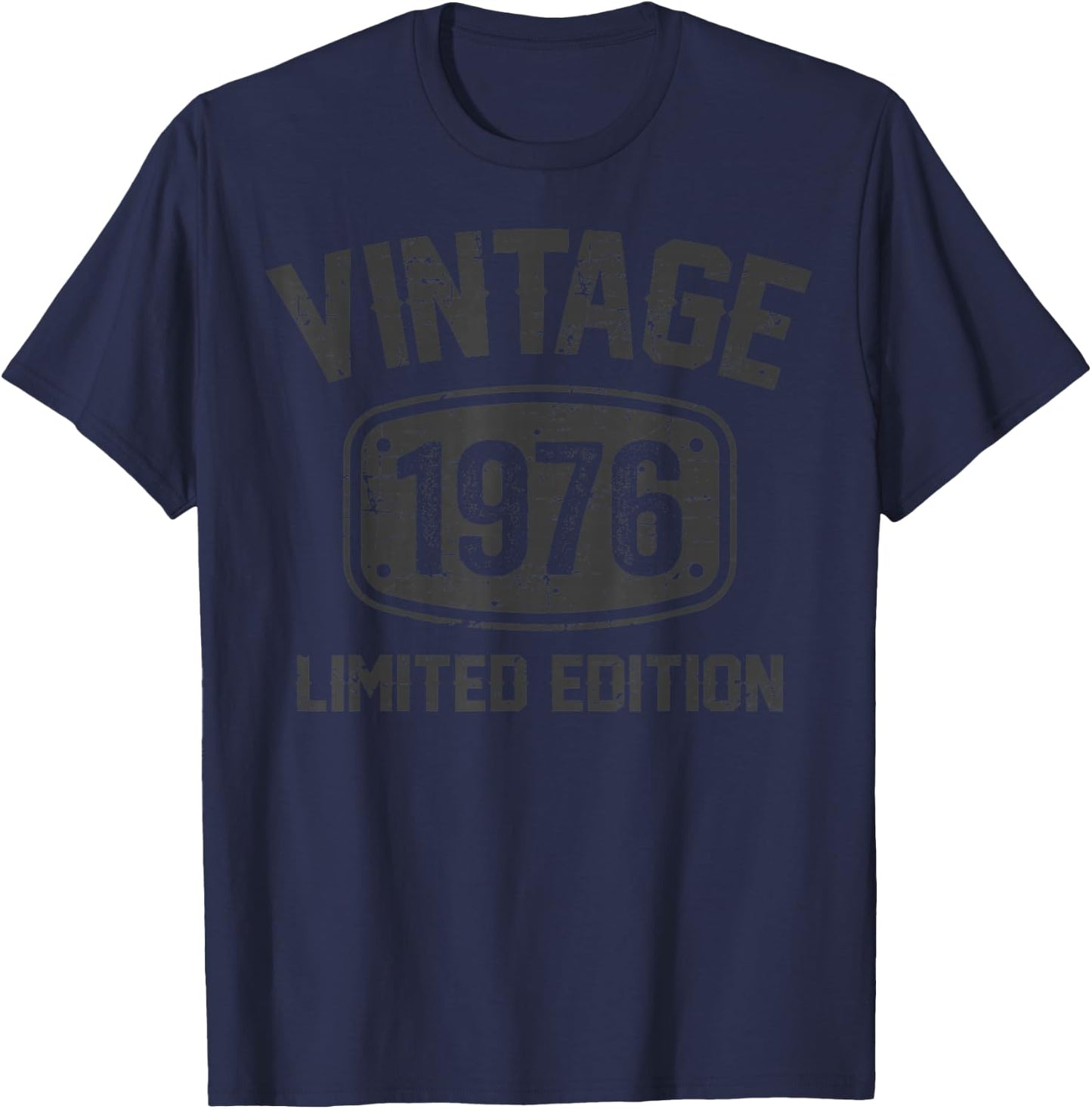 46 Years Old Vintage 1976 Limited Edition 46th Birthday T-Shirt - T-Shirt | Navy