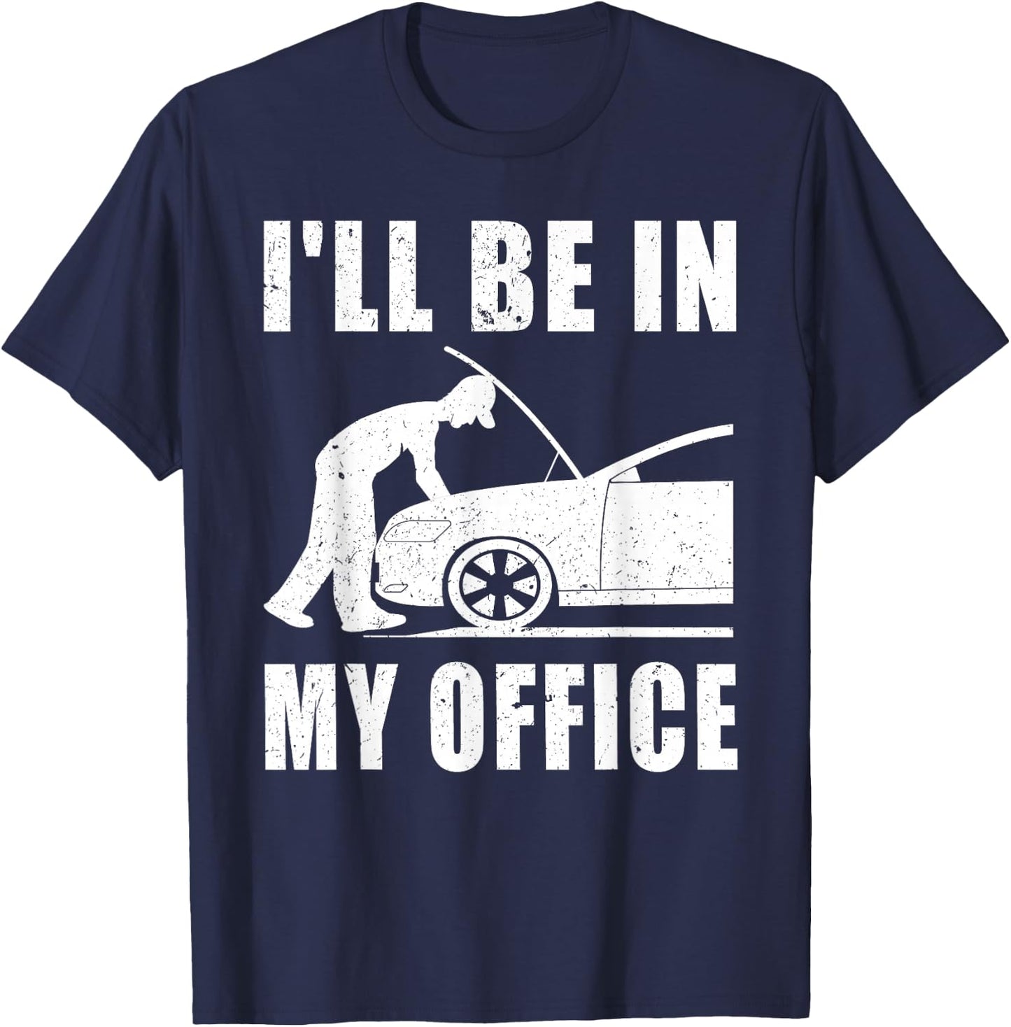 Car Guy Funny Shirts Auto Garage Mechanic Manual Car lover T-Shirt - T-Shirt | Navy