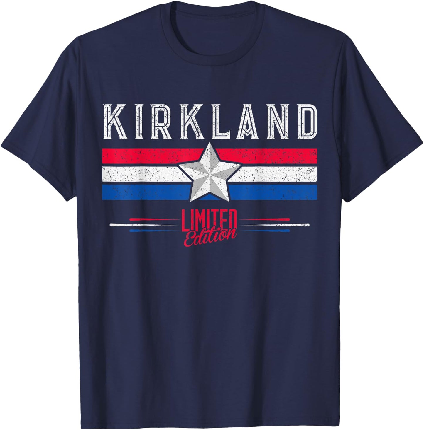 Kirkland Retro Vintage Shirt Gift Women Men Kids T-Shirt - T-Shirt | Navy