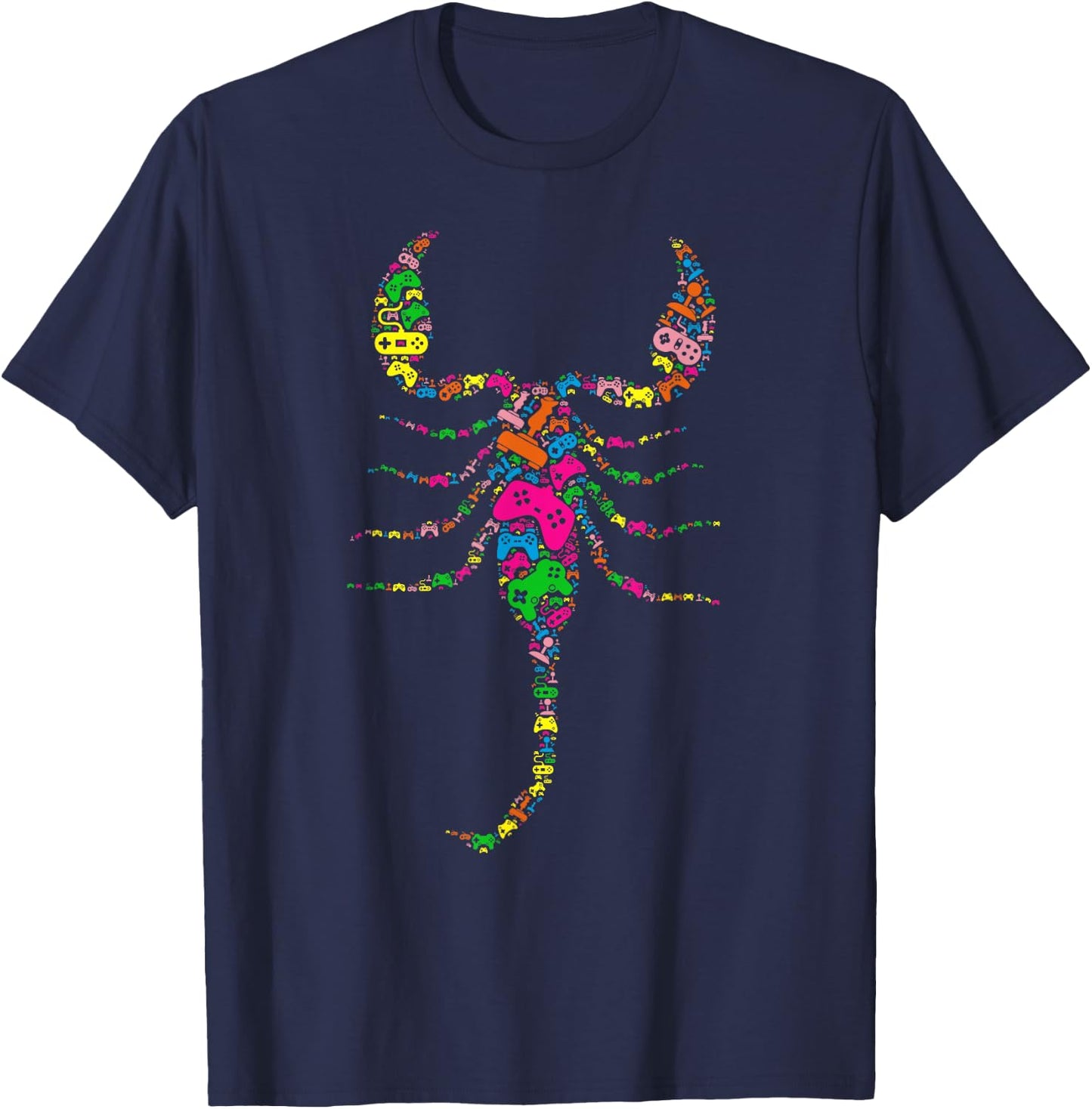 Funny Scorpion Controller for Boy & Girl Gamers - Video Game T-Shirt - T-Shirt | Navy