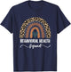 Behavioral Health Squad, Rainbow Behavioral Health Nurse T-Shirt - T-Shirt | Navy