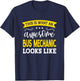 Bus Mechanic Job Title Employee Funny Worker Bus Mechanic T-Shirt - T-Shirt | Navy