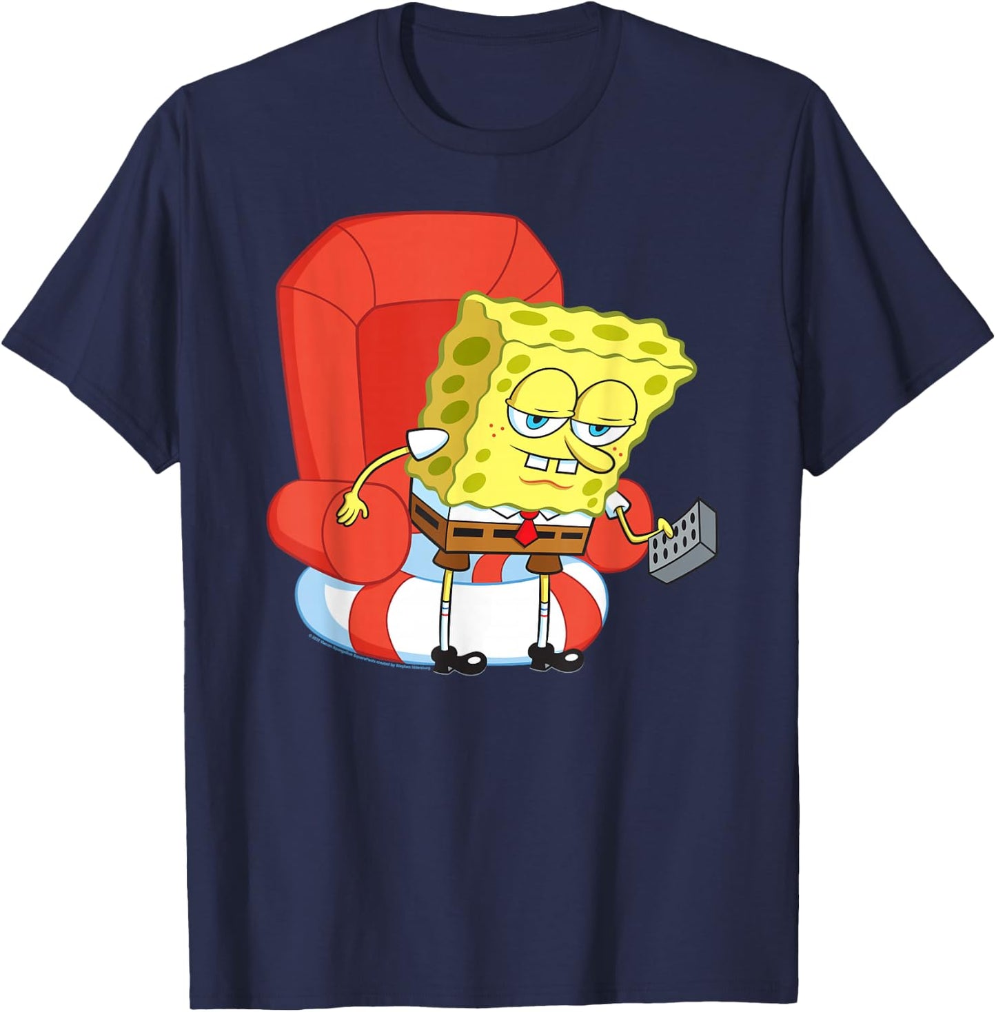 SpongeBob SquarePants Ight Imma Head Out T-Shirt - T-Shirt | Navy