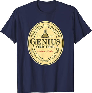 Funny Math Genius Beer Driinker Nerdy Saint Patricks Pi Day T-Shirt - T-Shirt | Navy