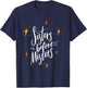 Cute Typography Sisters Before Misters Best Sisters T-Shirt - T-Shirt | Navy