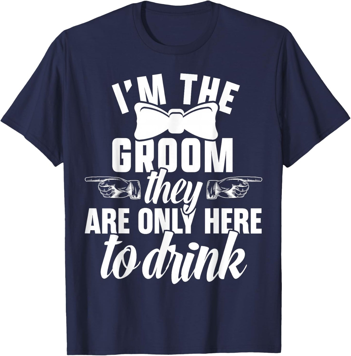 The Groom Bachelor Supplies Party Wedding T-Shirt - T-Shirt | Navy