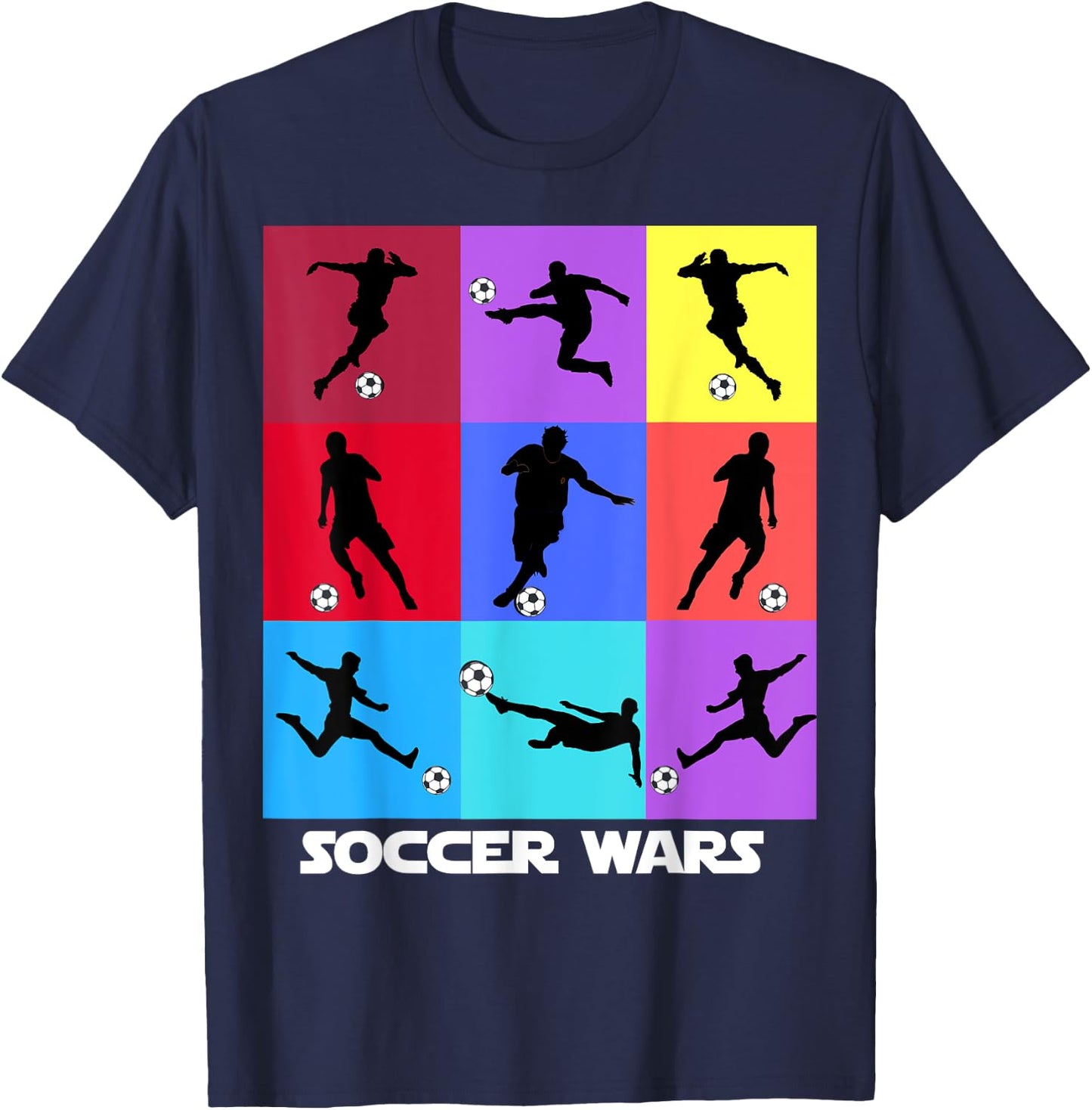 Soccer Wars - Spectacular Soccer Player T-Shirt - T-Shirt | Navy