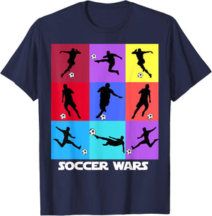 Soccer Wars - Spectacular Soccer Player T-Shirt - T-Shirt | Navy