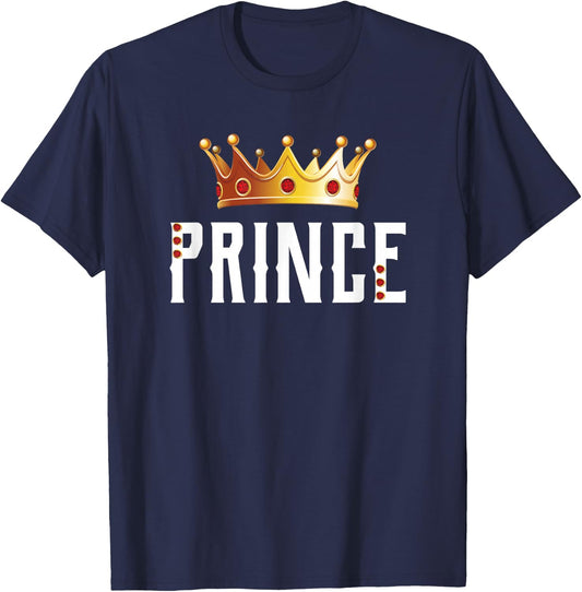 Prince Shirt Boys Kids Toddelrs Family Matching T-Shirt - T-Shirt | Navy