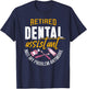 Funny Retired Dental Assistant Shirt Dental Assistant Gift T-Shirt - T-Shirt | Navy