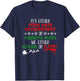 Sleighin Or Slayin Christmas Movie Funny Serial Xmas T-Shirt - T-Shirt | Navy
