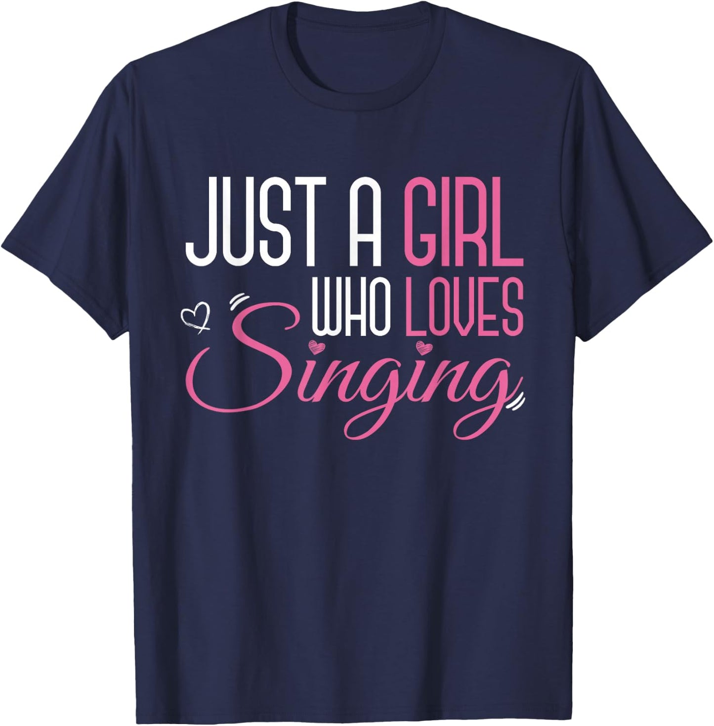 Theatre Singer Stage Actor Musical Girls T-Shirt - T-Shirt | Navy