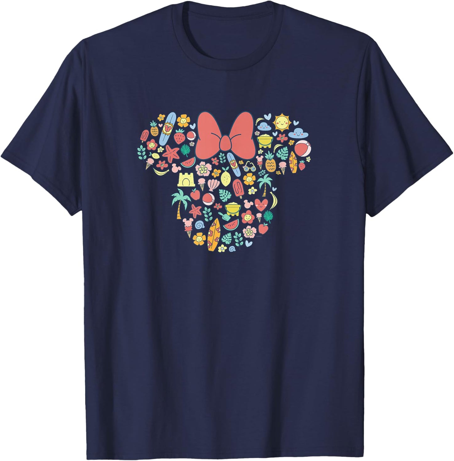 Disney Minnie Mouse Icon Summer Fun T-Shirt - T-Shirt | Navy