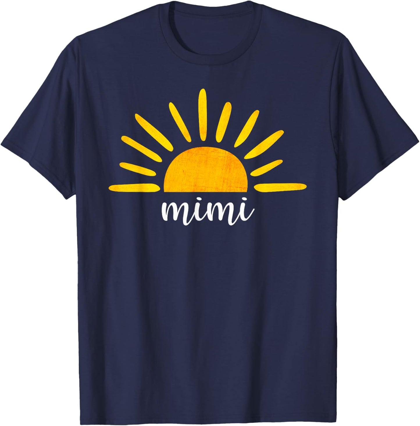 Mimi of The Birthday First Trip Around the Sun Birthday T-Shirt - T-Shirt | Navy