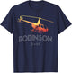 Robinson R44 Helicopter Aviator Pilot Gift T-Shirt - T-Shirt | Navy
