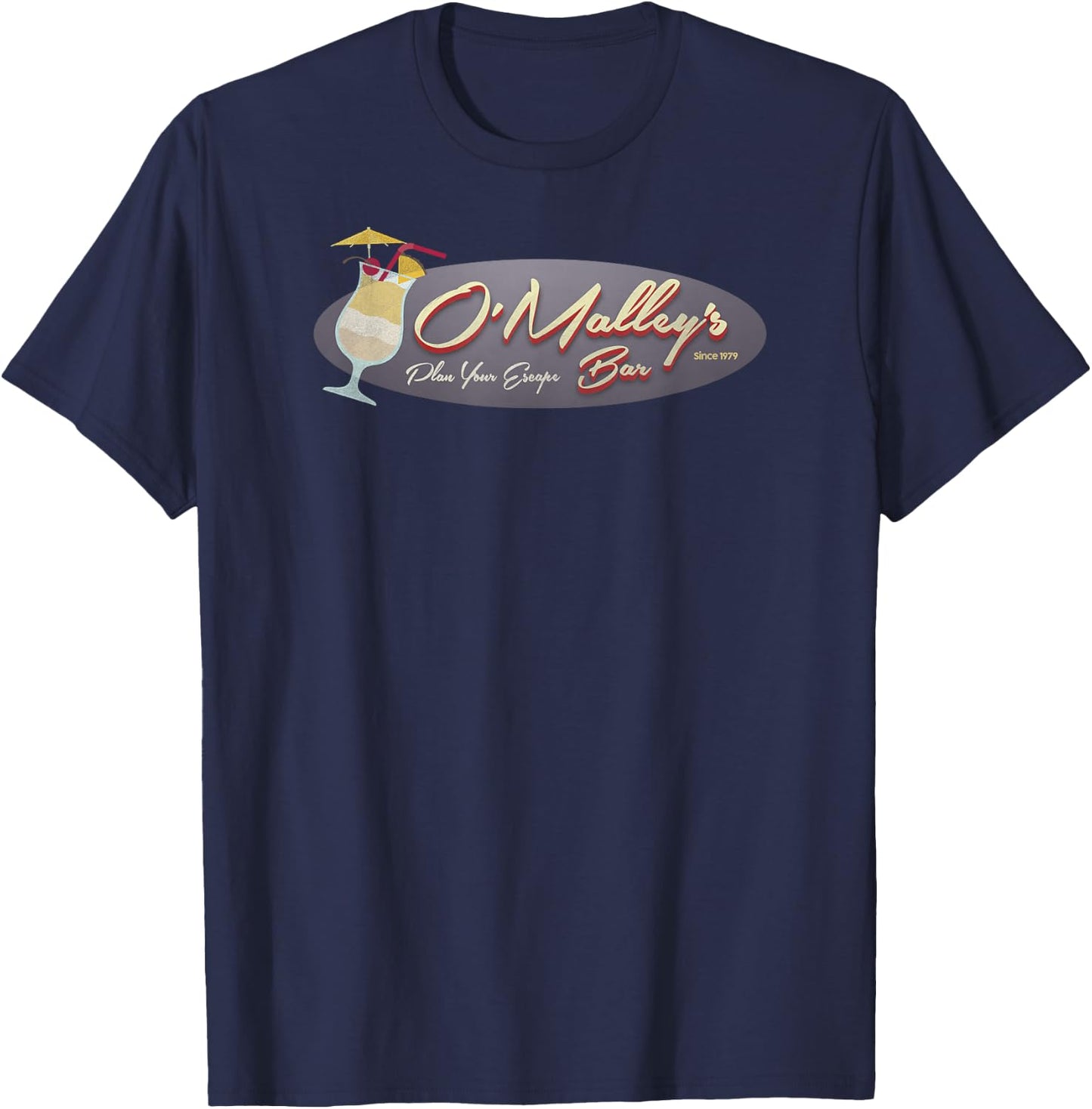 O'Malley's Bar - Plan Your Escape T-Shirt - T-Shirt | Navy