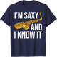 Saxophone Player Musicians Saxophone Player and Teacher Gift T-Shirt - T-Shirt | Navy